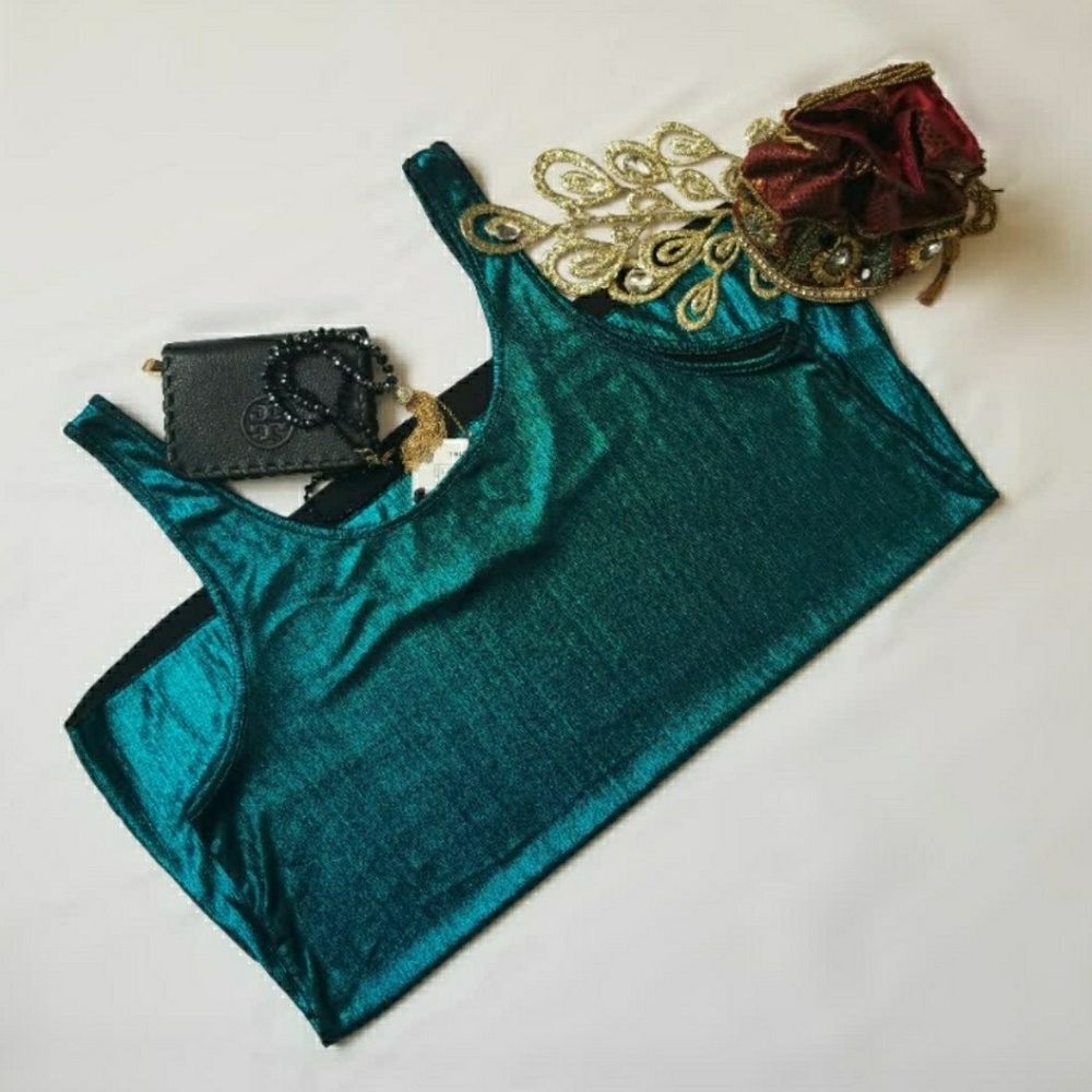 Zara Mermaid Blue Top 🌷